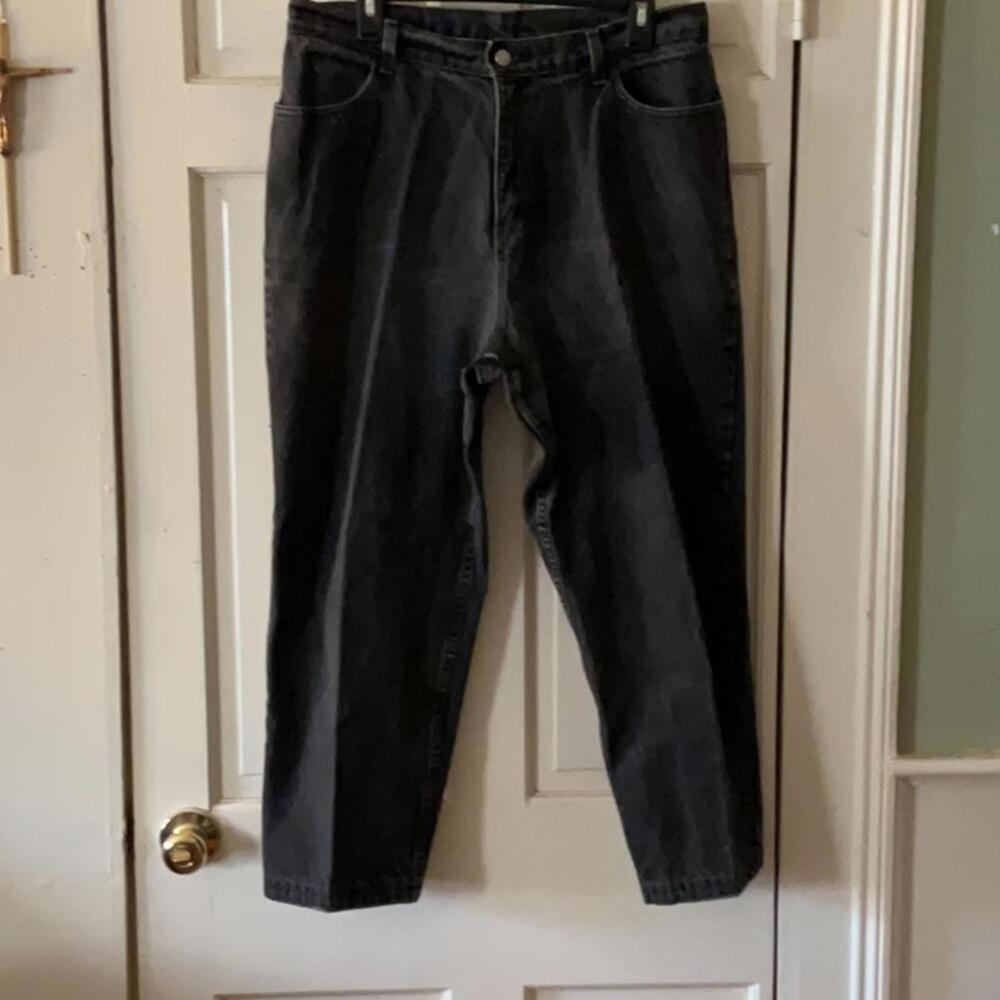 faded glory vintage black jeans, size 16A